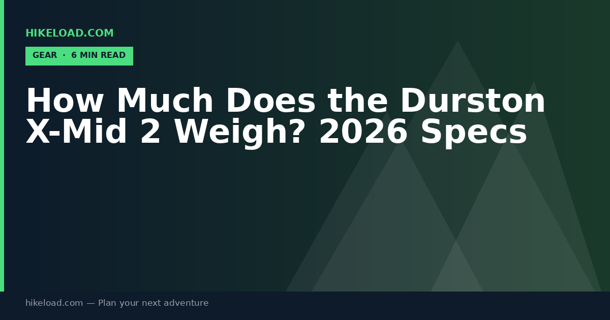 How Much Does the Durston X-Mid 2 Weigh? 2026 Specs
