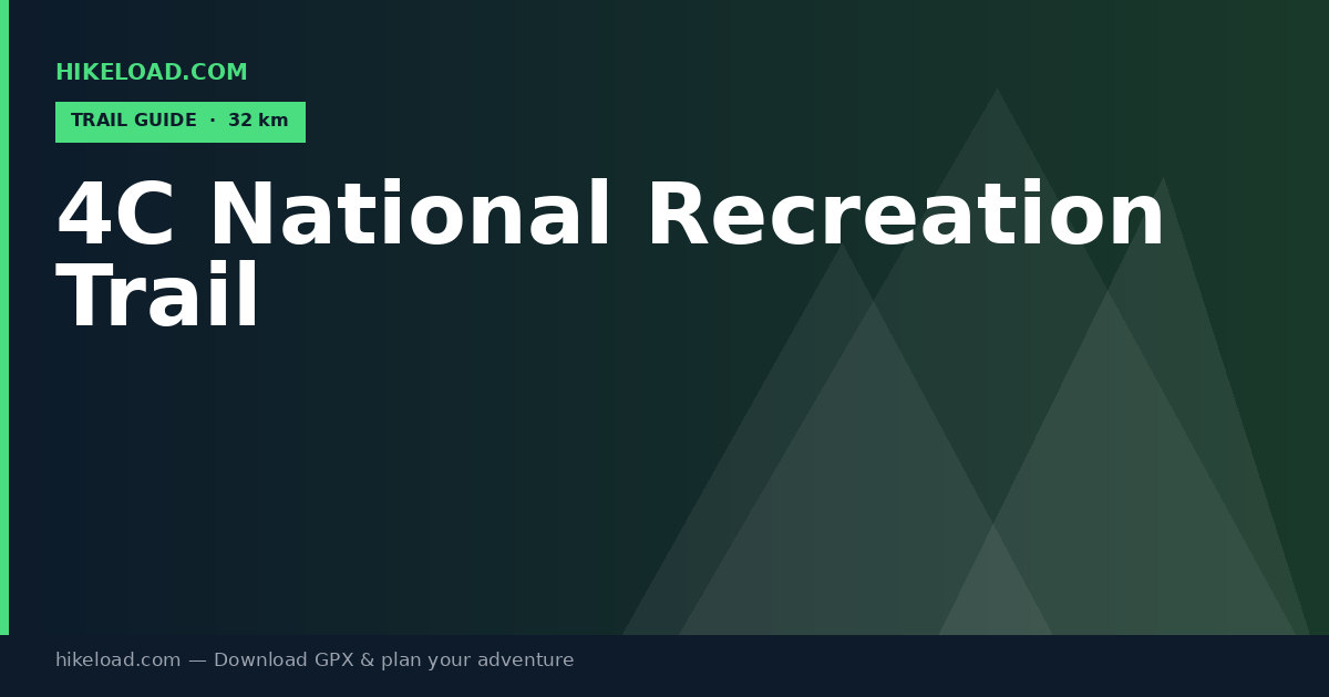 4C National Recreation Trail trail guide