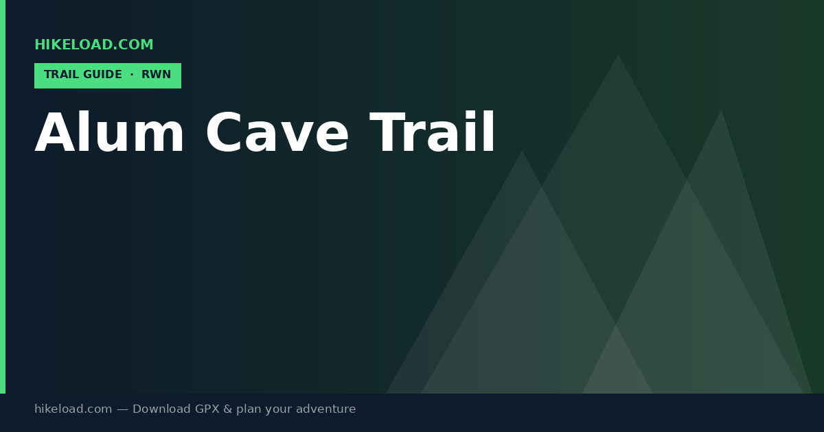 Alum Cave Trail trail guide