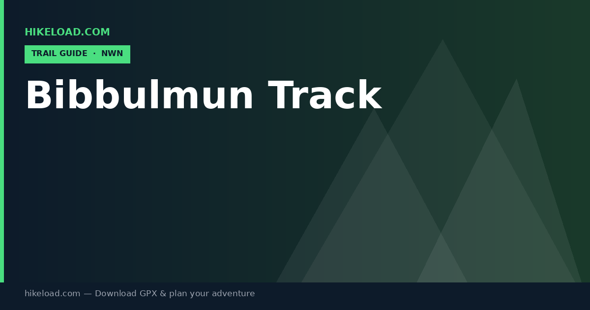 Bibbulmun Track trail guide