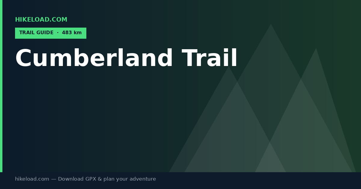 Cumberland Trail trail guide