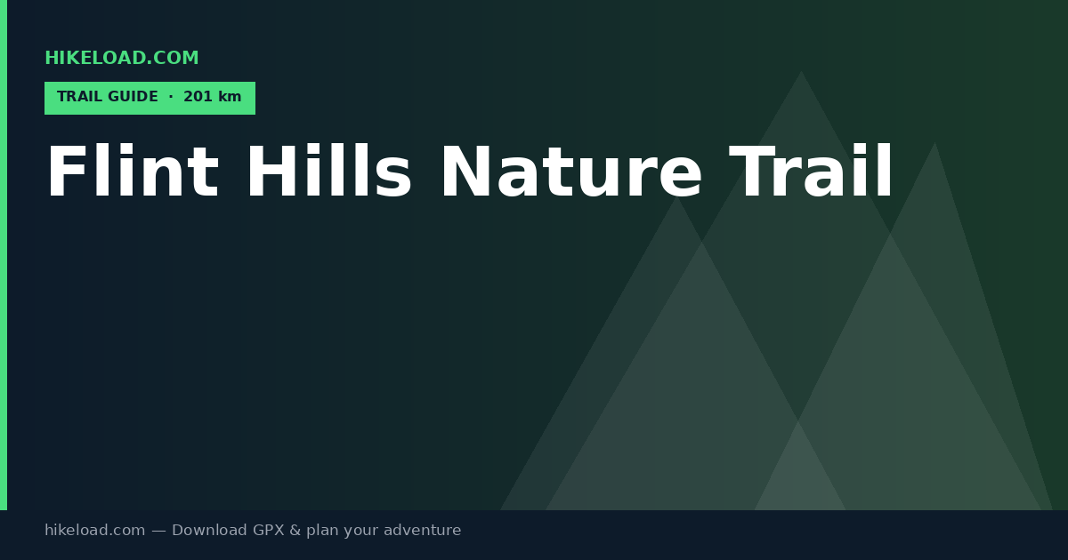 Flint Hills Nature Trail trail guide