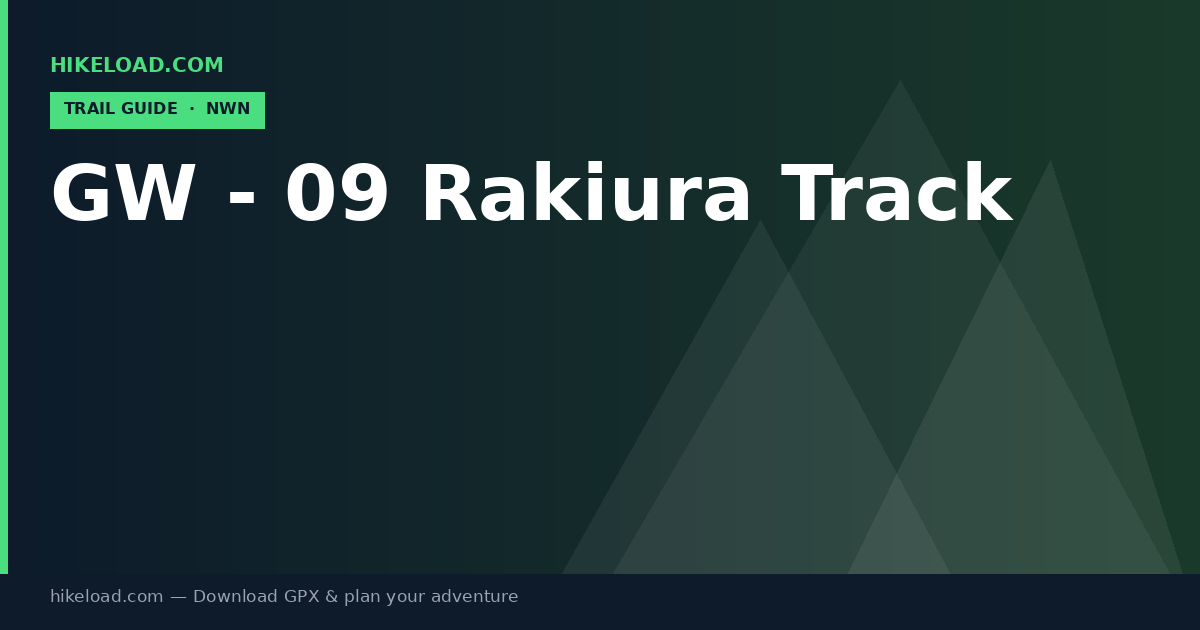 GW - 09 Rakiura Track trail guide
