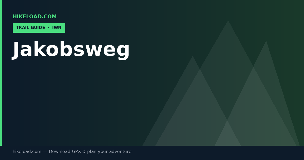 Jakobsweg trail guide