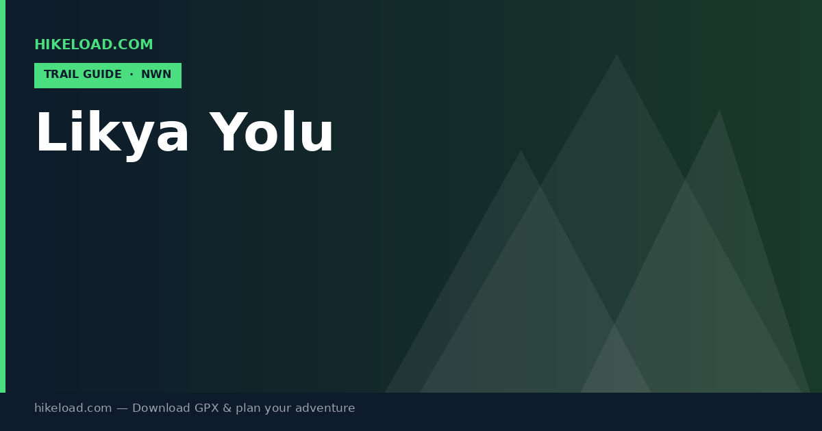 Likya Yolu trail guide