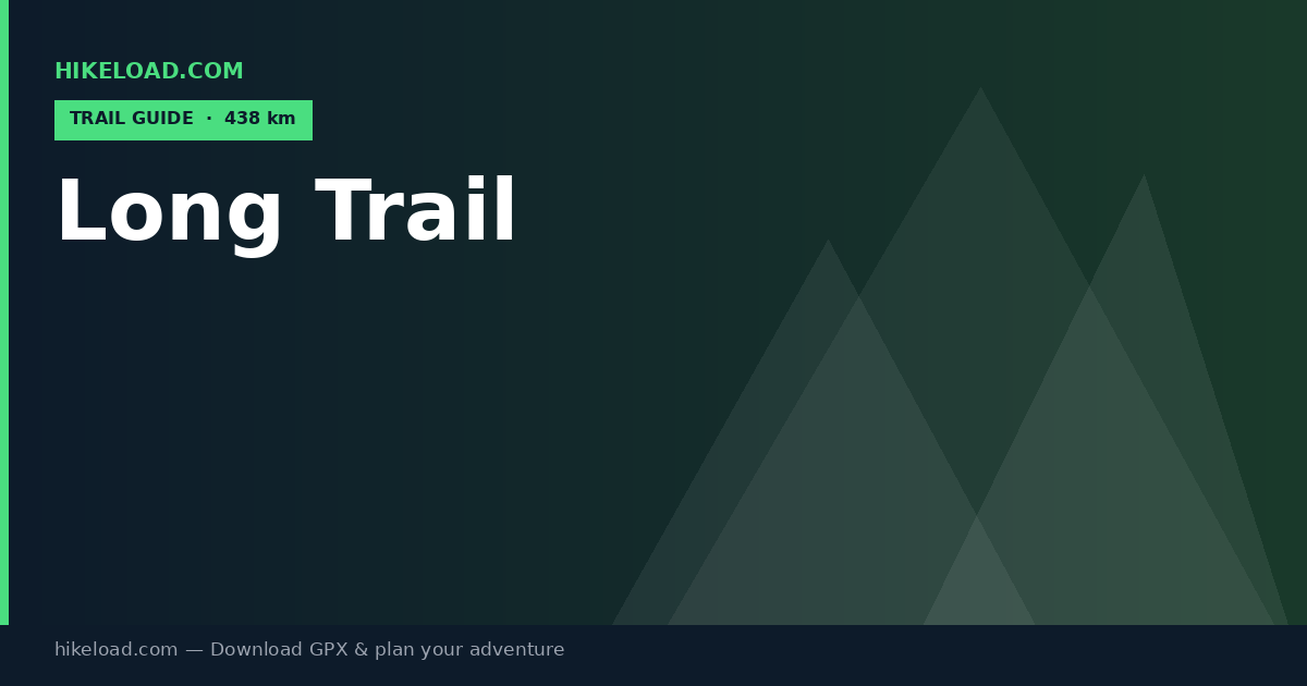 Long Trail trail guide
