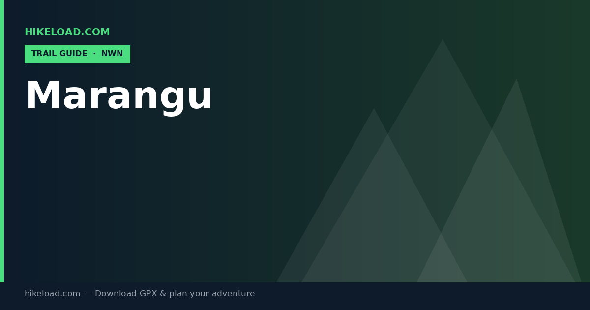 Marangu trail guide