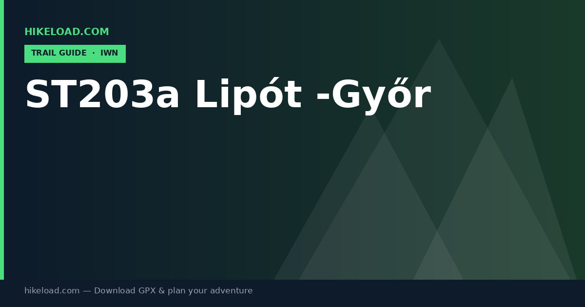 ST203a Lipót -Győr trail guide