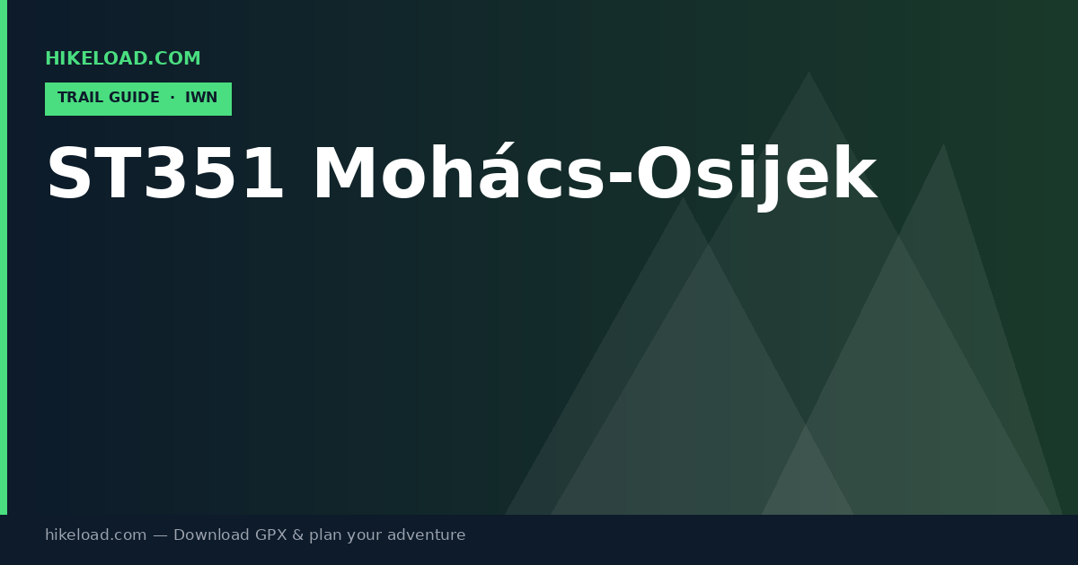 ST351 Mohács-Osijek trail guide