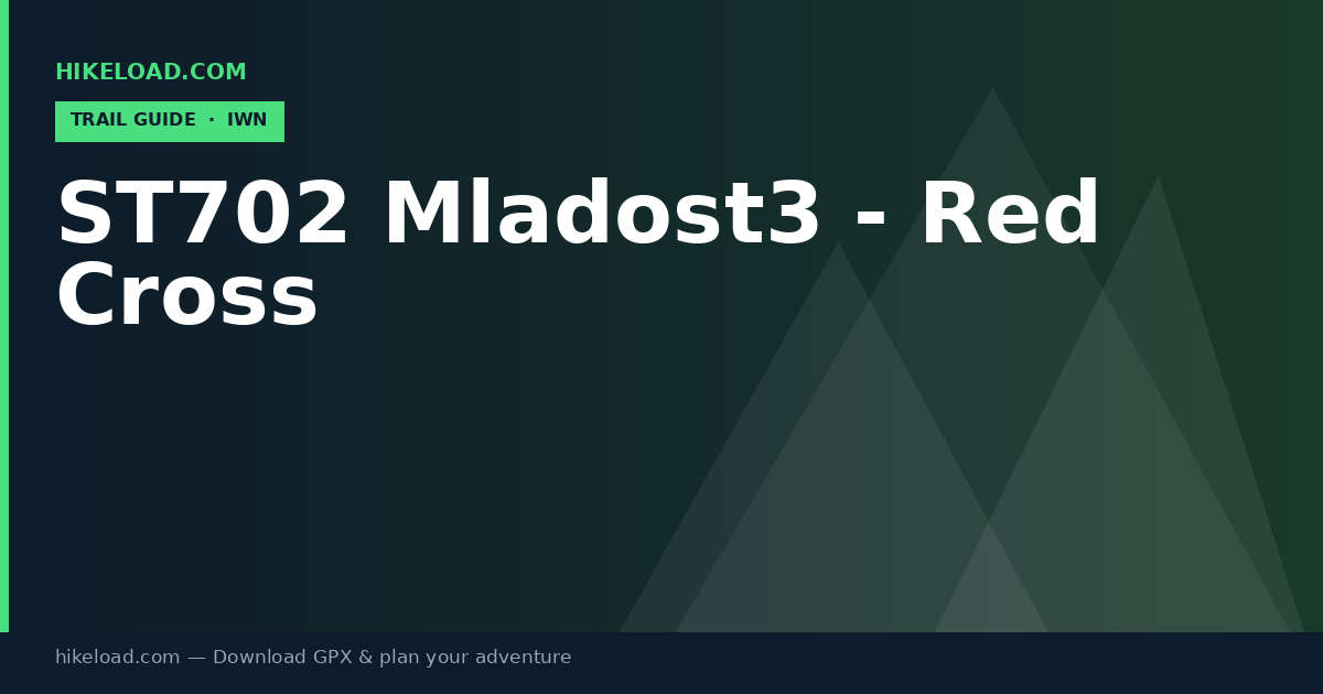 ST702 Mladost3 - Red Cross trail guide