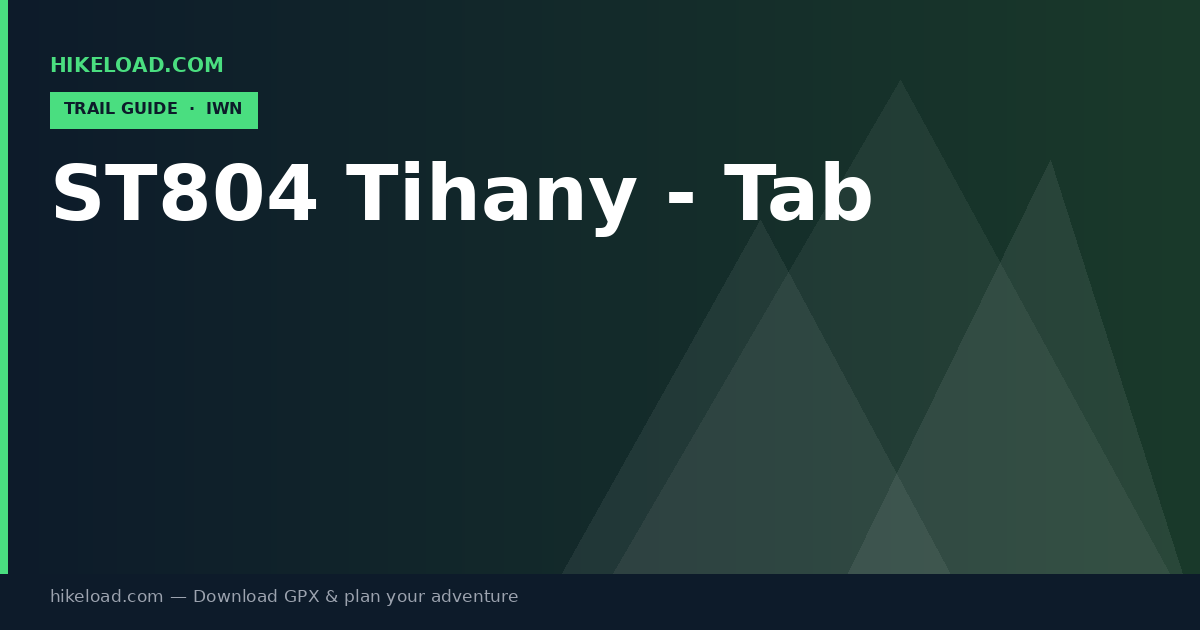 ST804 Tihany - Tab trail guide