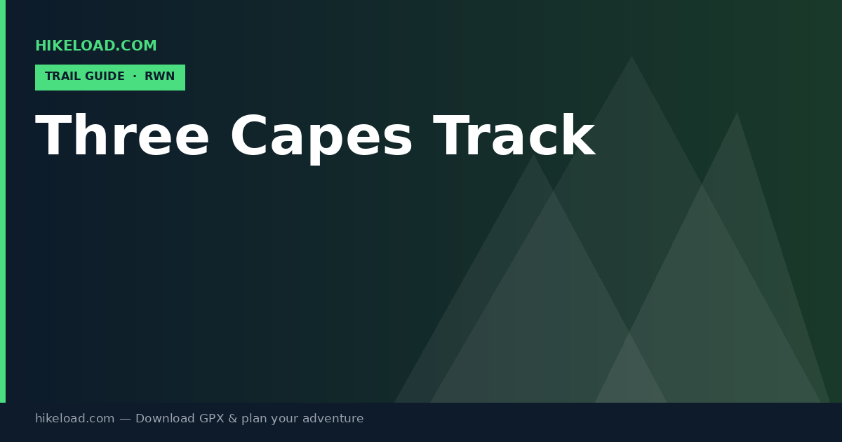 Three Capes Track trail guide