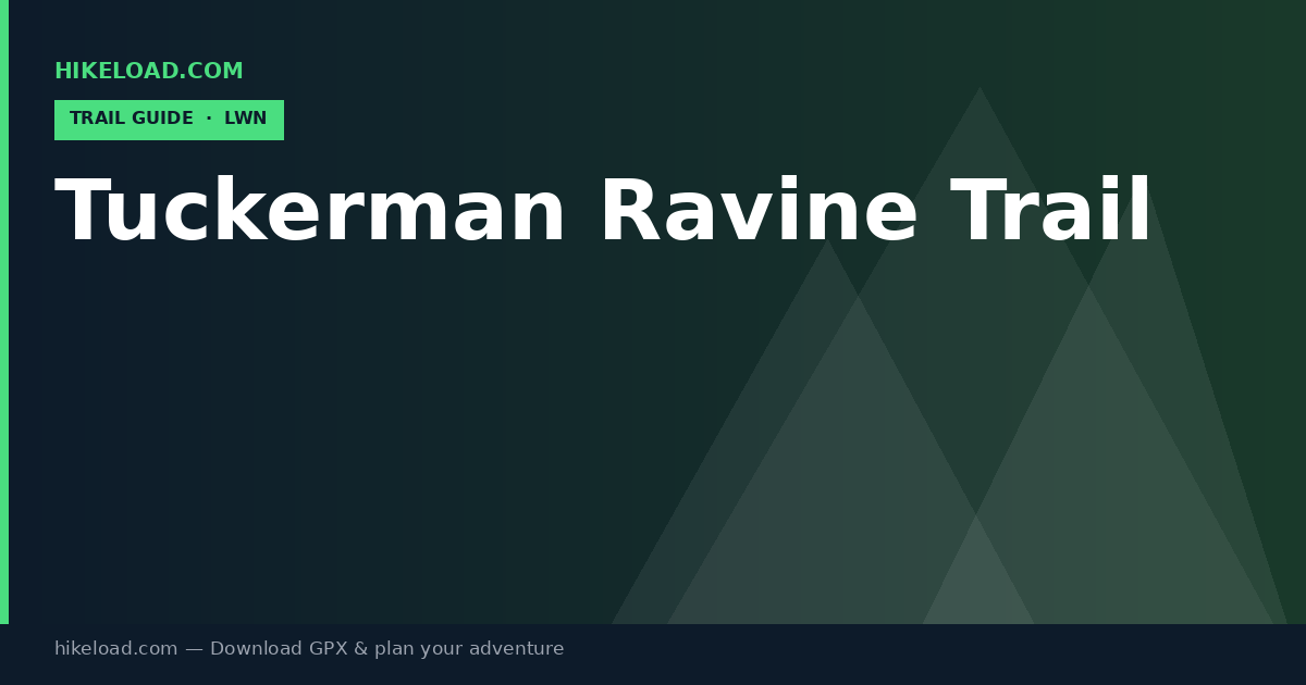 Tuckerman Ravine Trail trail guide