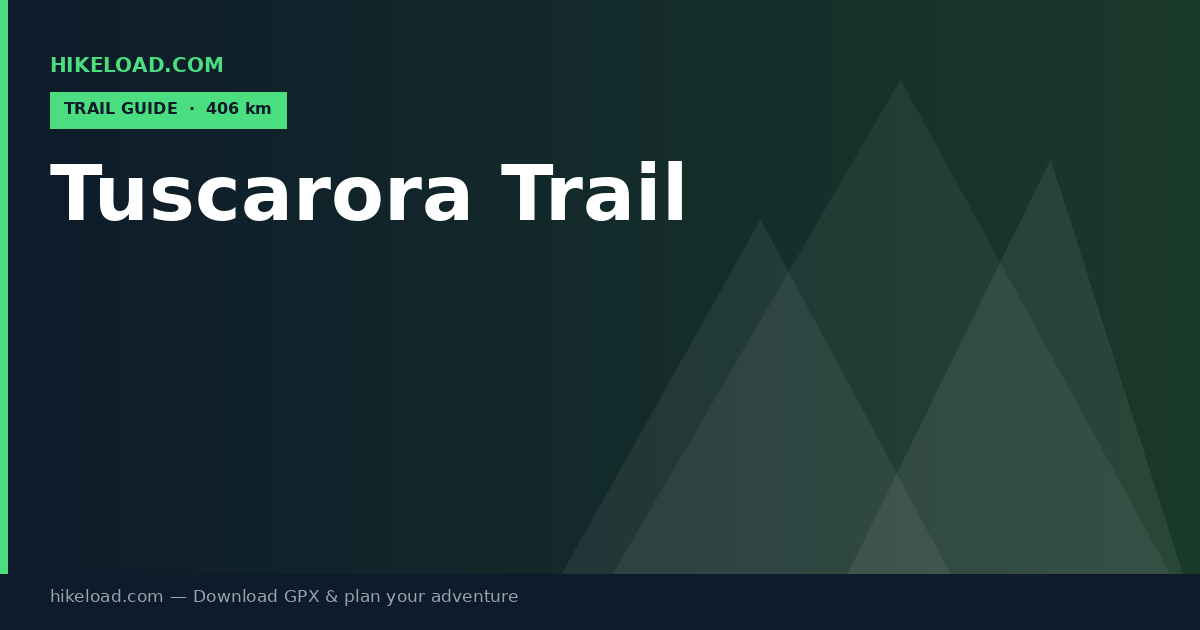Tuscarora Trail trail guide
