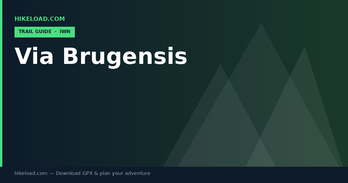 Via Brugensis trail guide